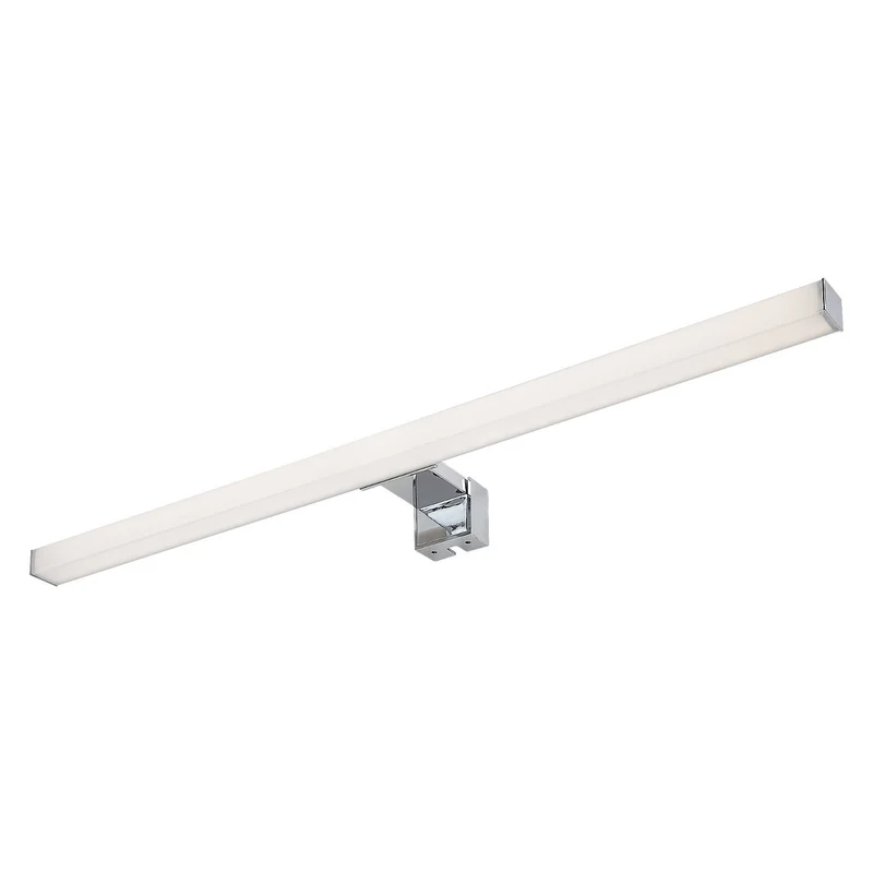 Lampe de salle de bains Rabalux, puissance 9 W, blanc naturel 4000 K, IP44, chrome, Oliro