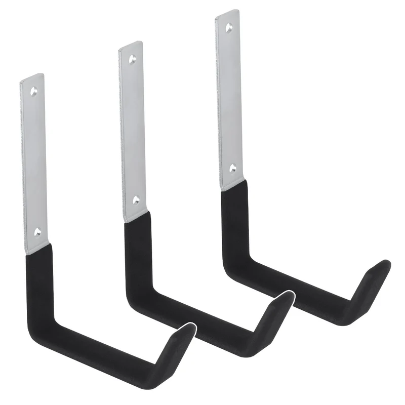 Support mural Maclean, pour pneus, roues, échelle, vélo, en acier, charge max. 10 kg, MC-480, lot de 3