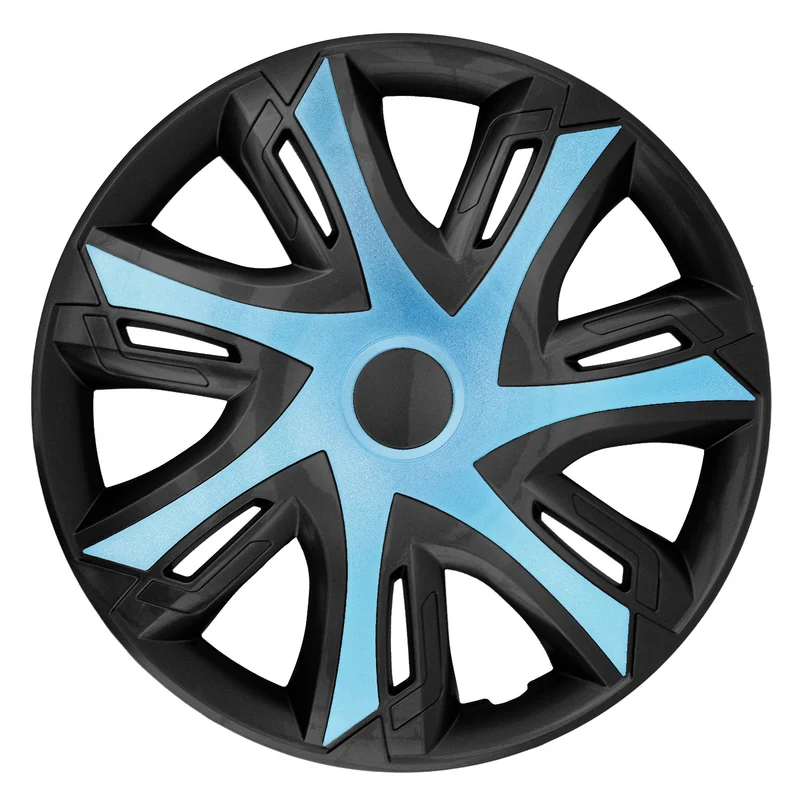 NRM - N-Power Wieldoppen 14" - Set van 4 stuks - Azur / Zwart