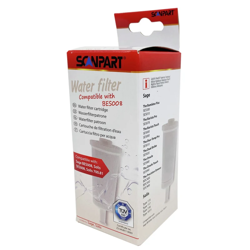 Waterfilter voor Sage-koffiezetapparaat, vervanging voor BES008 Scanpart