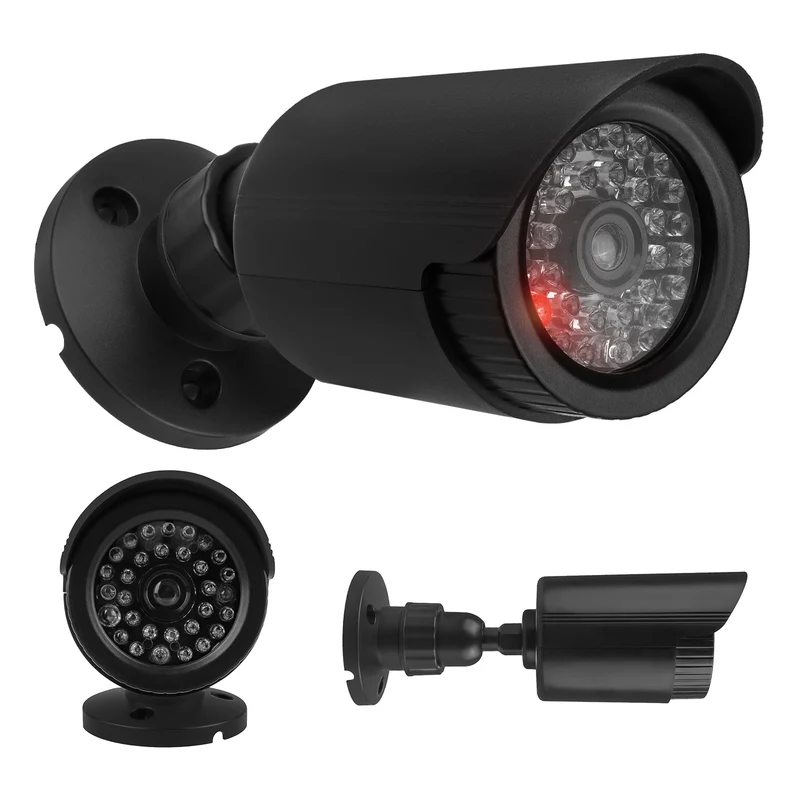 Nep-buisvormige camera, IR-LED's, zwart, voeding 2xAA (niet meegeleverd), ABS, IR1800 B