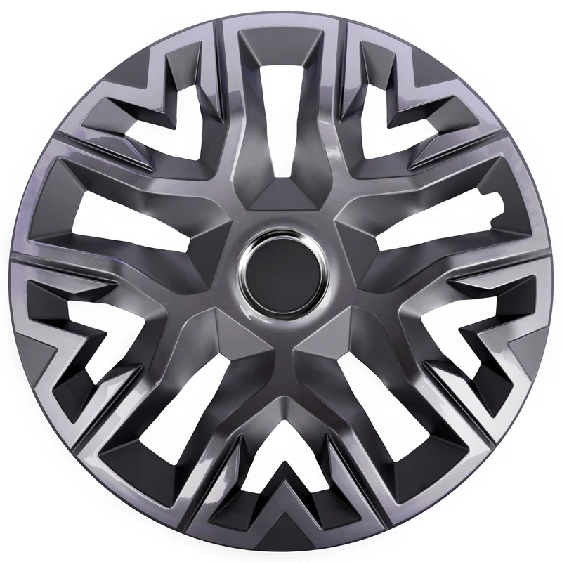 Universele wieldoppen 14'' NRM Perfecto grafiet gelakt 4 stuks
