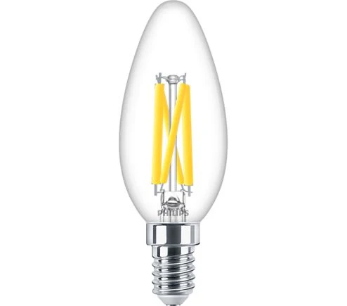 Philips LED kaarslamp dimbaar E14 6W helder 3,5x9,7cm