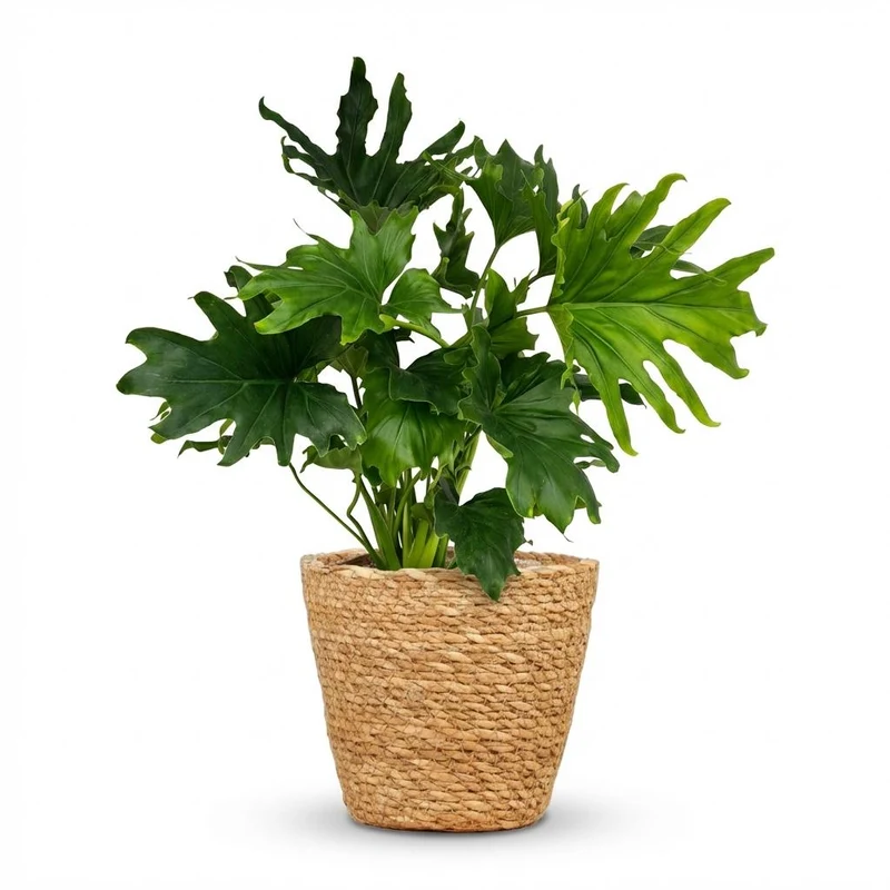 Philodendron Lickety Split met Mand