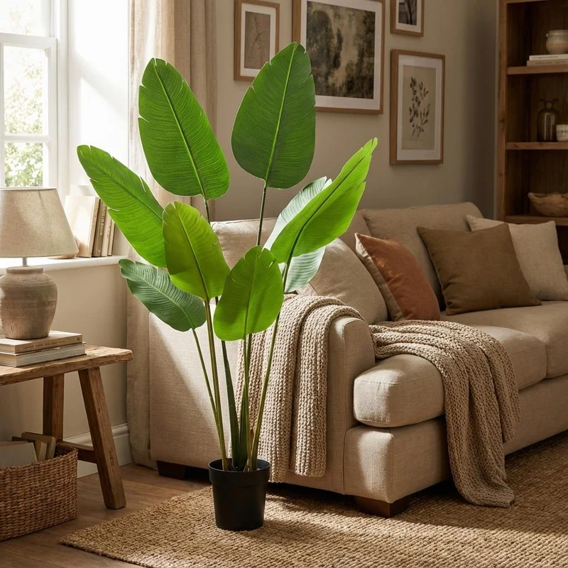 Kunstplant - Strelitzia Nicolai