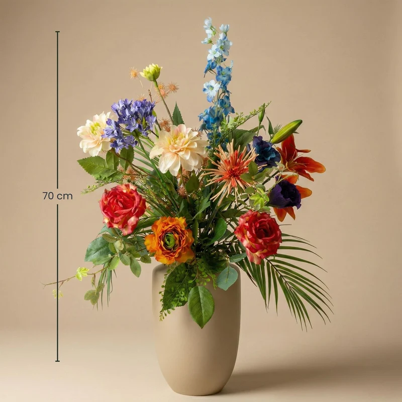Kunstbloemen Boeket - Colorful Bloom Deluxe - Real Touch