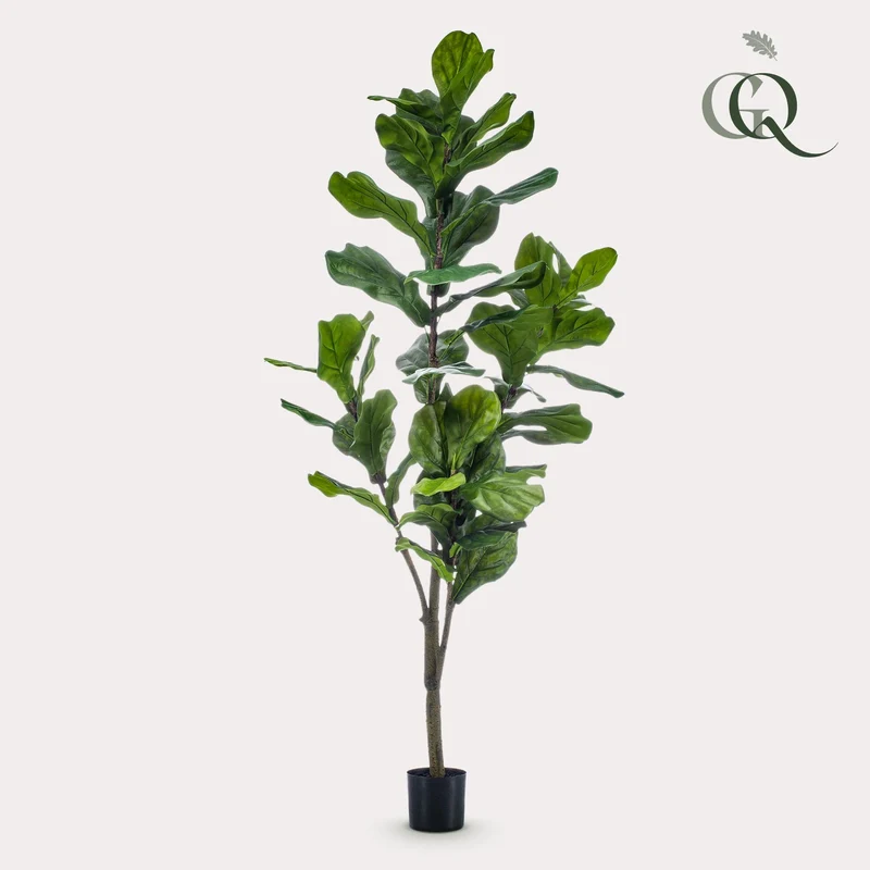 kunstplant - Ficus Lyrata - Tabaksplant