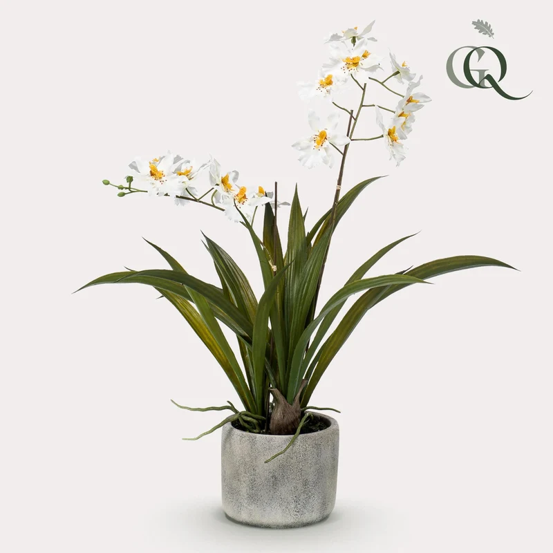 Kunstplant - Orchidee - Wit