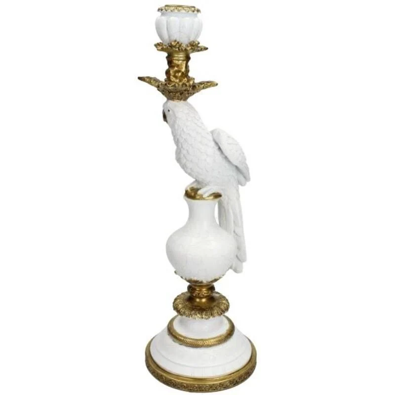 Kandelaar met Witte Vogel