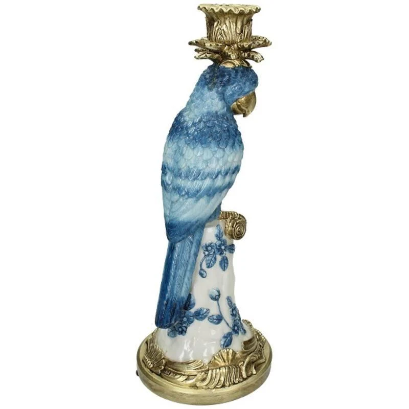 Kandelaar met Blauwe Vogel