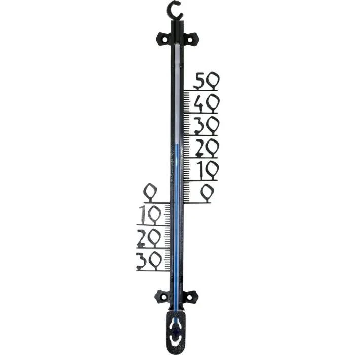 Hendrik Jan - Buitenthermometer - Kunststof zwart