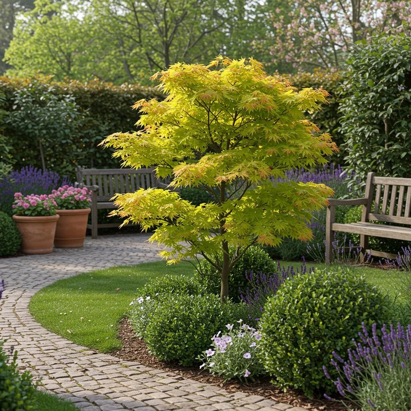 2x Japanse Esdoorn - Acer palmatum Jordan
