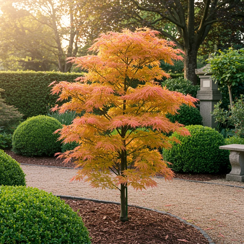 2x Japanse Esdoorn - Acer palmatum Katsura