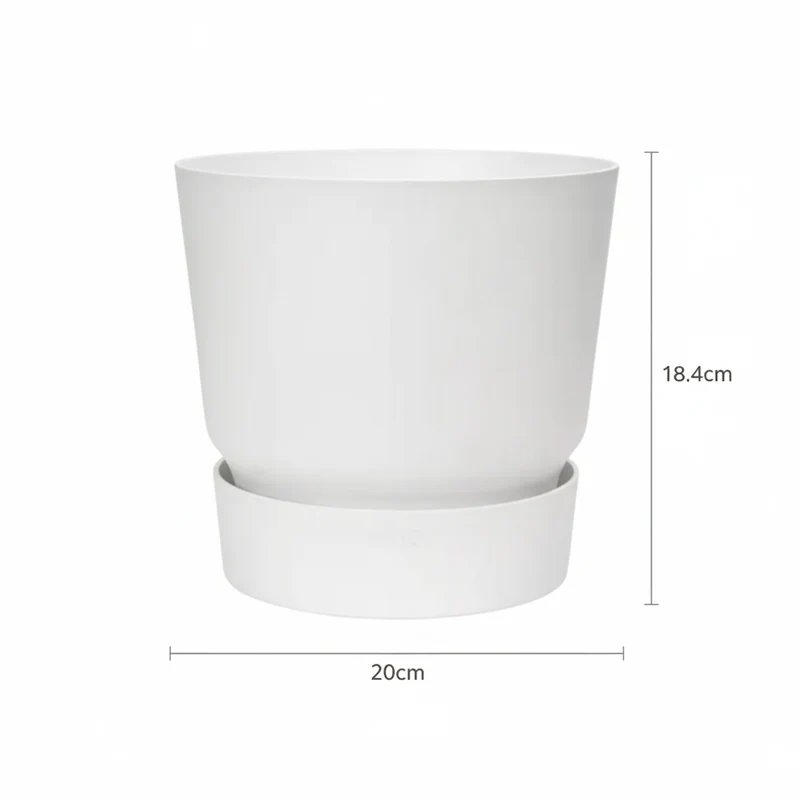 Elho greenville round white