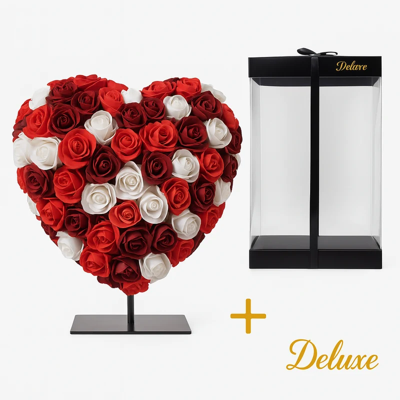 Hart DELUXE op standaard