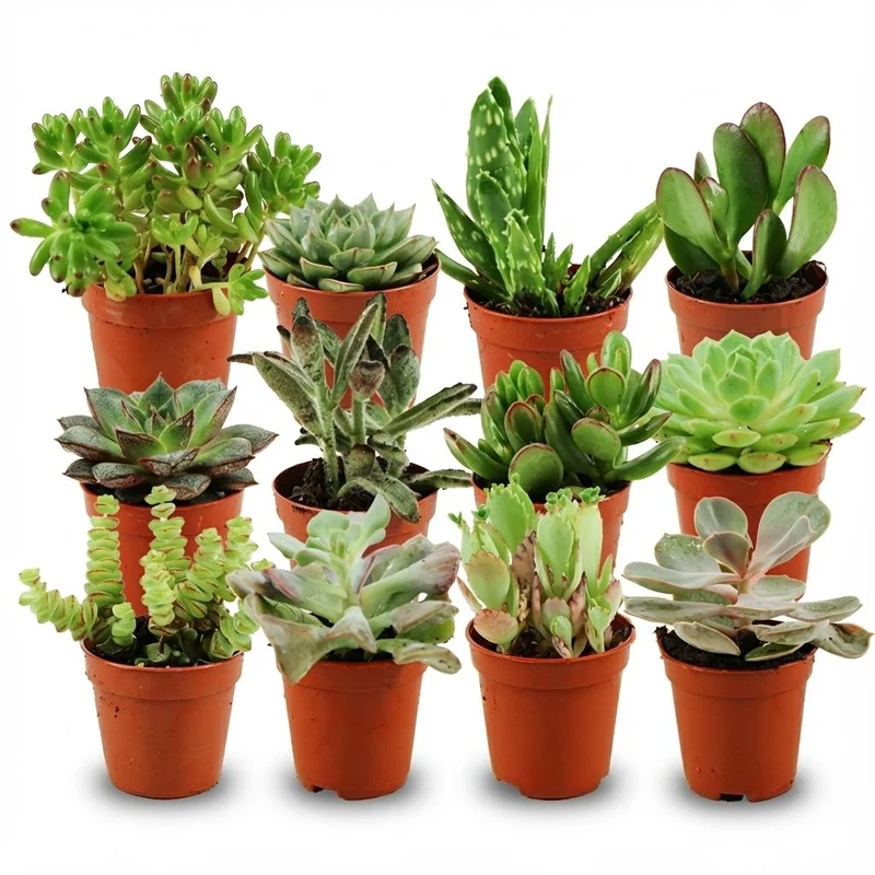 Mini Succulenten Mix - 12 Stuks - Ø