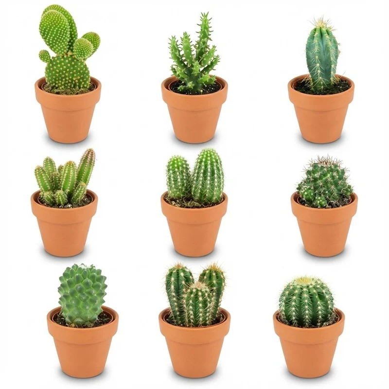 Mini Cactus Mix - 9 Stuks - Ø