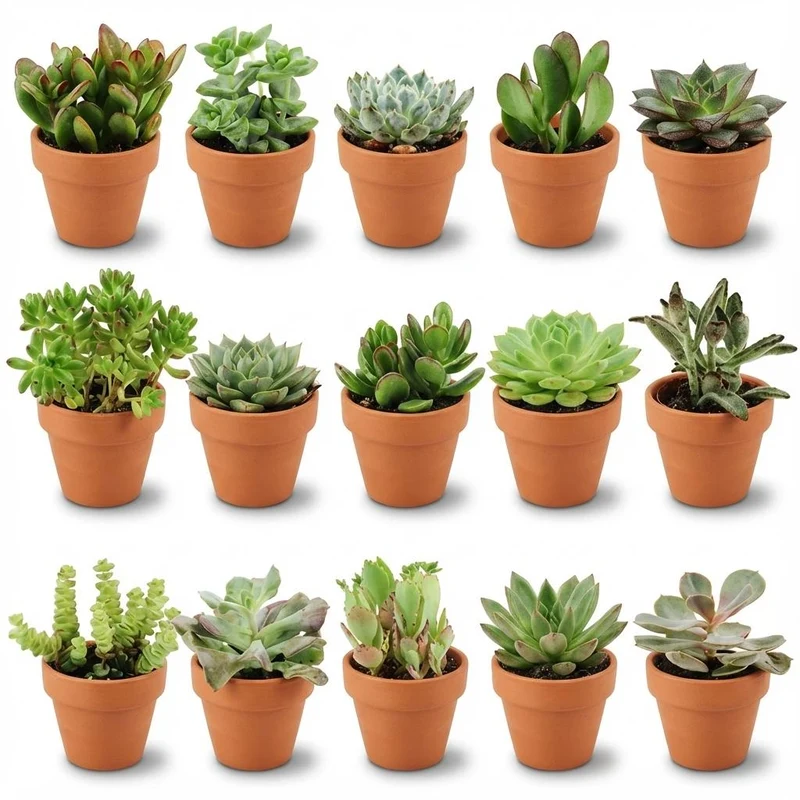 Mini Succulenten Mix - 15 Stuks - Ø