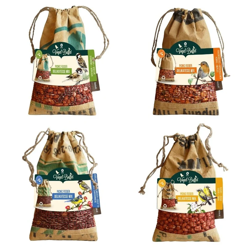 Vogelbuffet | Vogelvoer Picknick mix Set van 4 | 4x 300gr