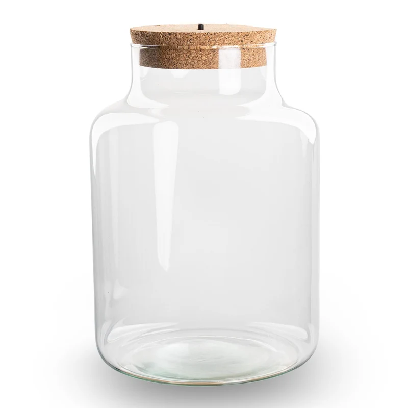 Terrarium fles met verlichting - Little Milky