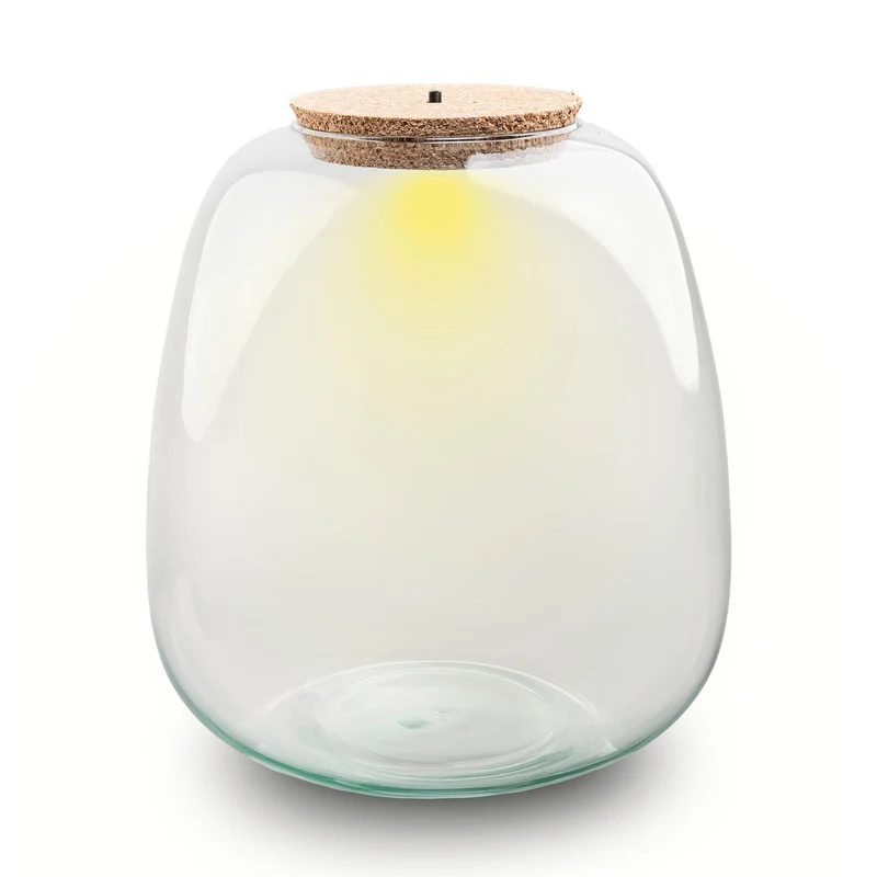 Terrarium fles met verlichting - Emma