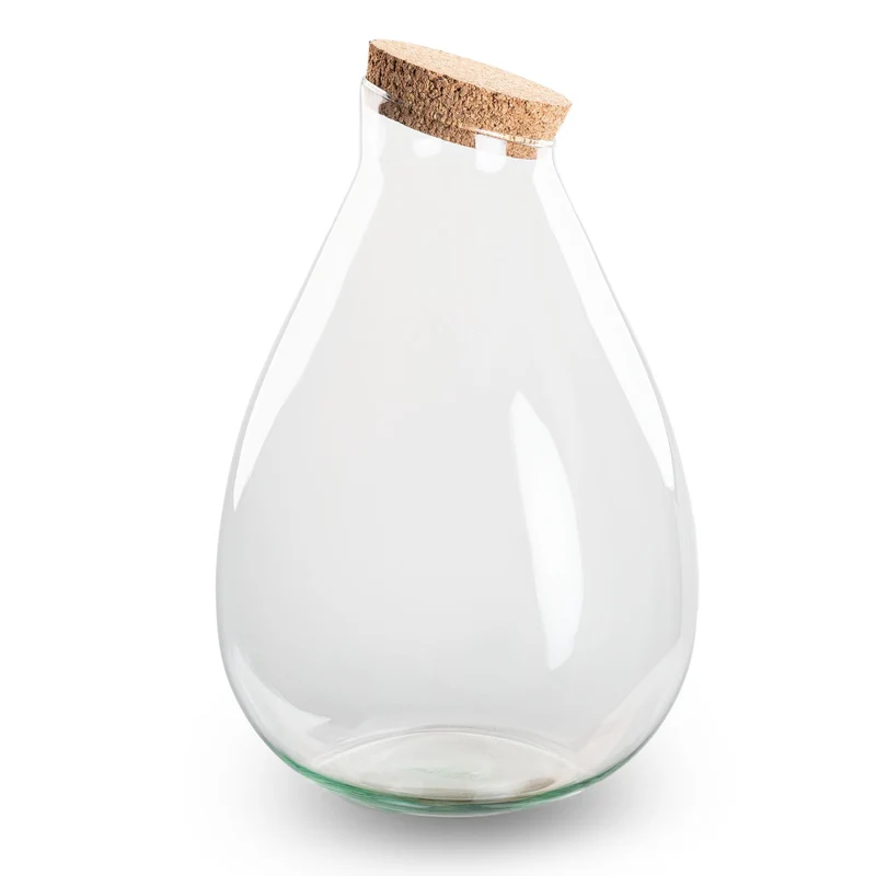 Terrarium fles met kurk - Drop XL