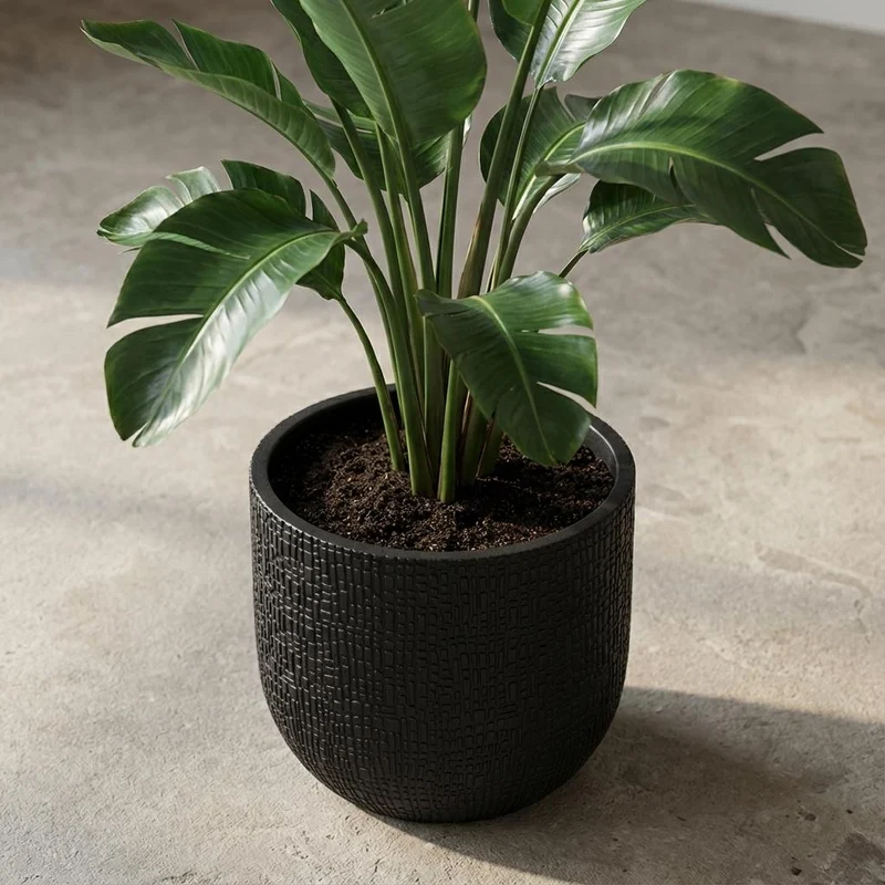 Capi Nature Skin Pot Bol Antraciet