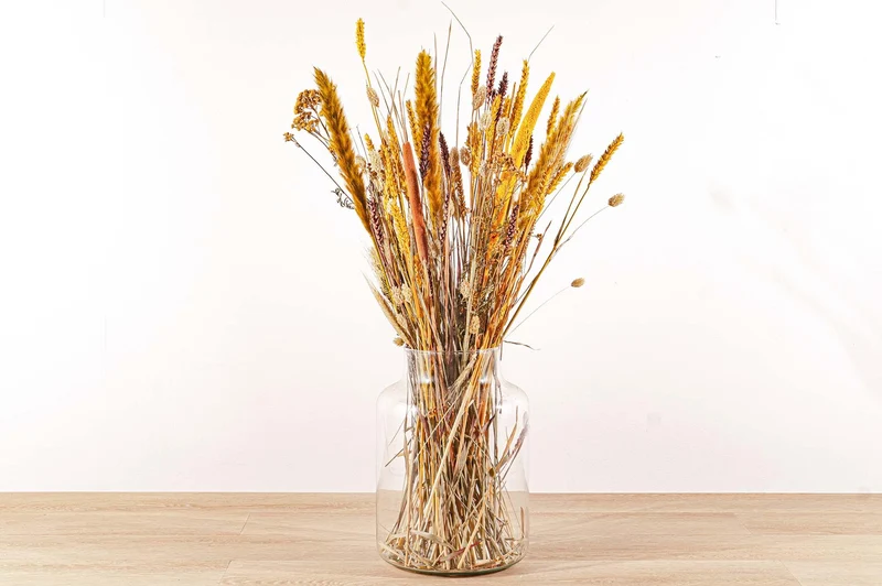 Droogbloemen boeket - Yellow & Brown - Droogboeket
