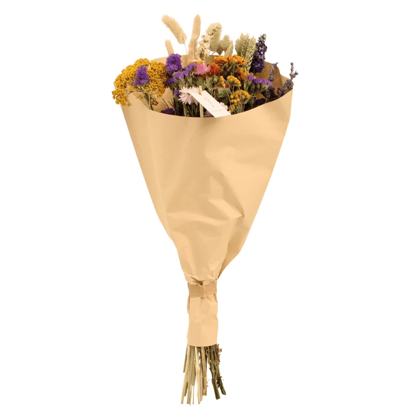 Droogbloemenboeket multicolor - groot