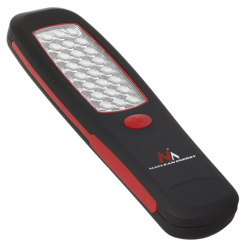 Lampe torche de travail de lumière magnetique de 24 LED avec crochet Maclean MCE 03