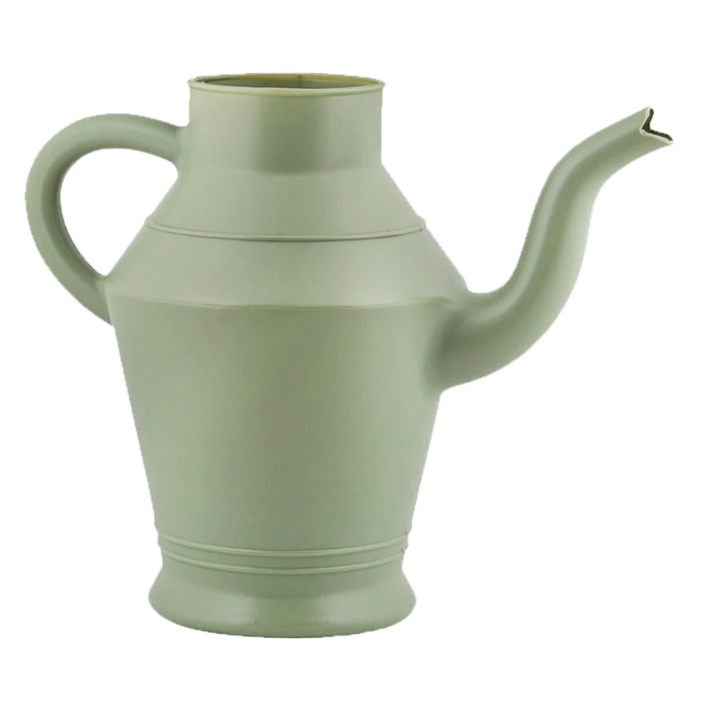 Vintage kunststof gieter S - Groen - L 28,5 x D 14,4 x H 21,7