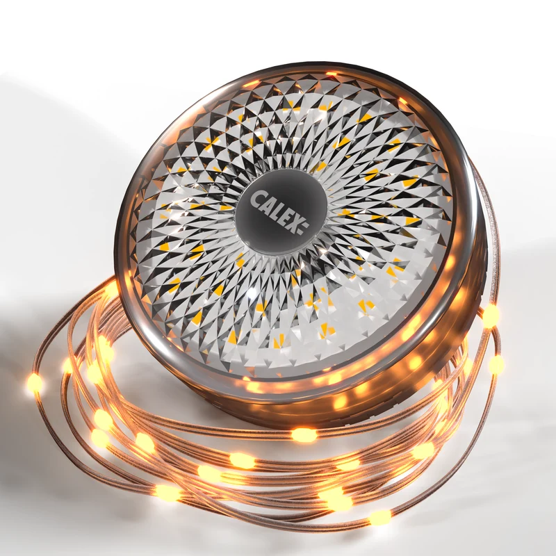 Calex String Light 8m - Rechargeable - RGB