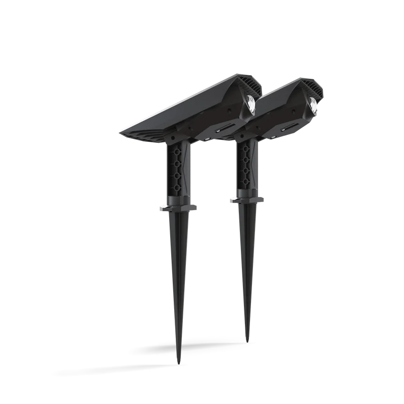 Calex Padoa Solar Garden spot - 2 Pack - Black