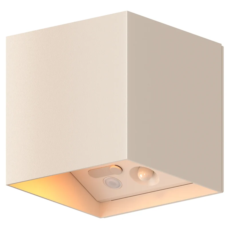Calex Volterra Rechargeable Wall Light - Up & Down - Sand
