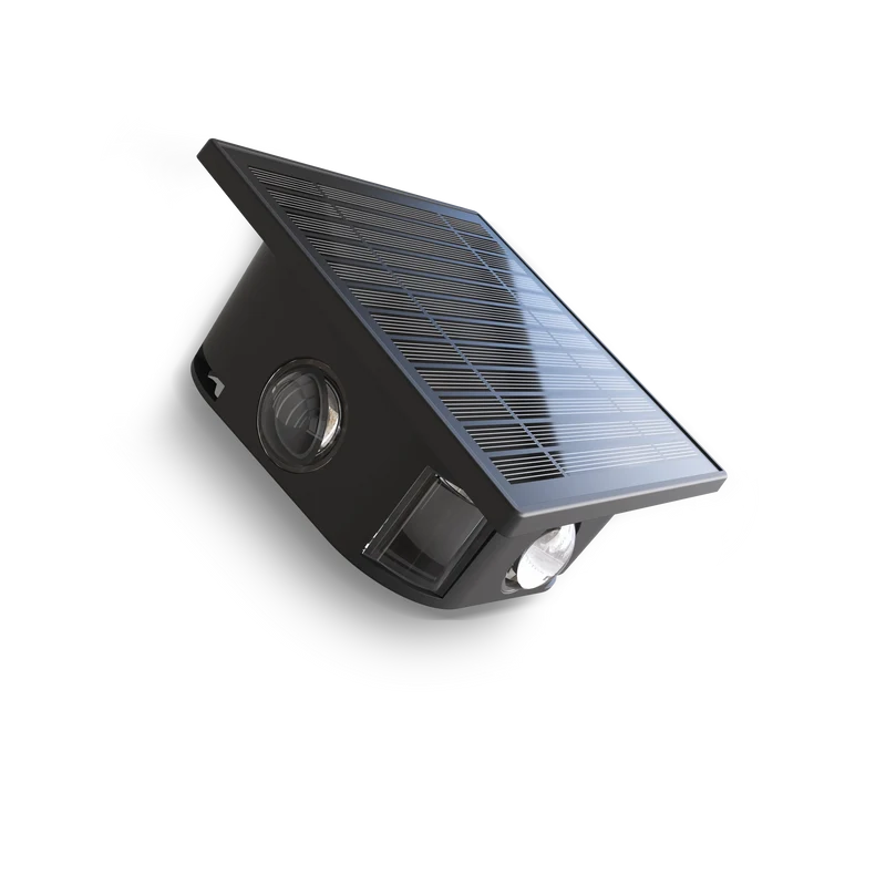 Calex Altamura Solar Wall Light - Black