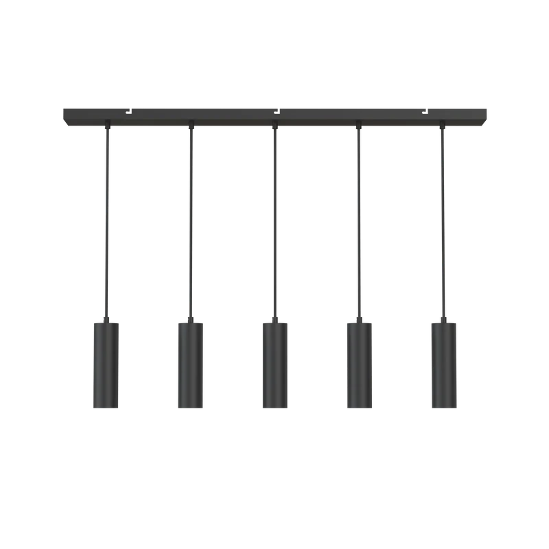 Calex Pendel 5 Lights - GU10 - Black