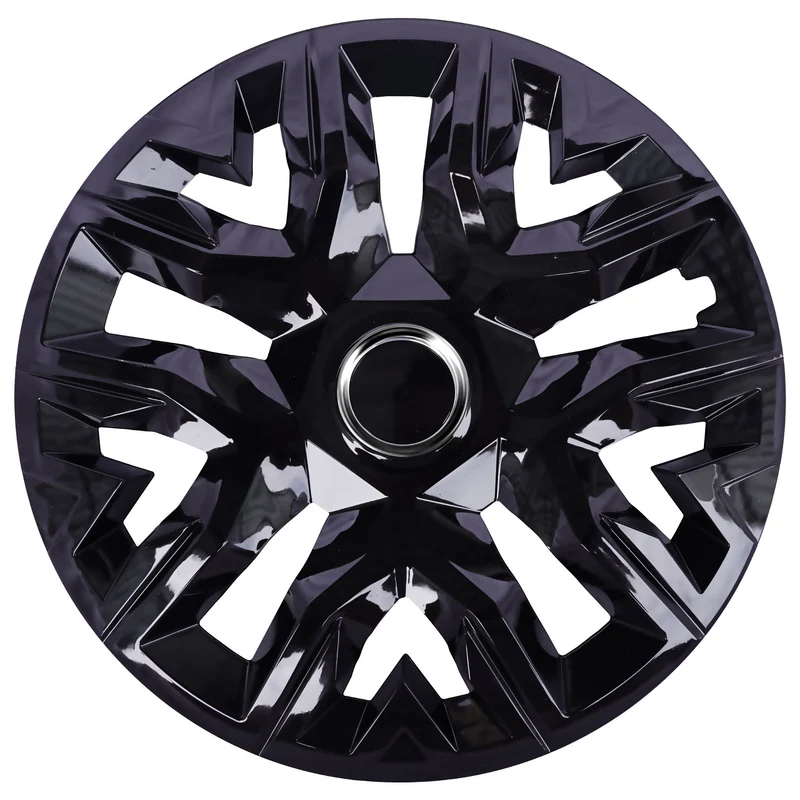 Universele wieldoppen 15'' NRM Perfecto zwart gelakt 4 stuks