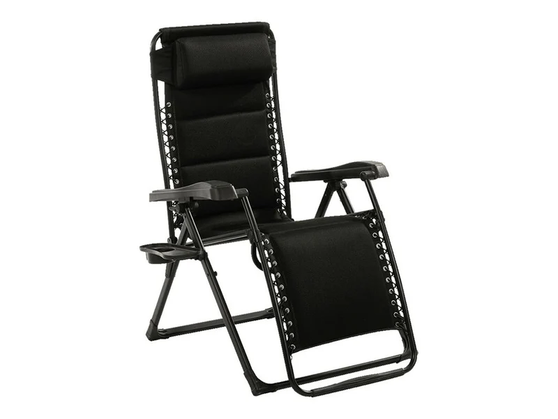 TravelLife Barletta Relaxstoel Zwart