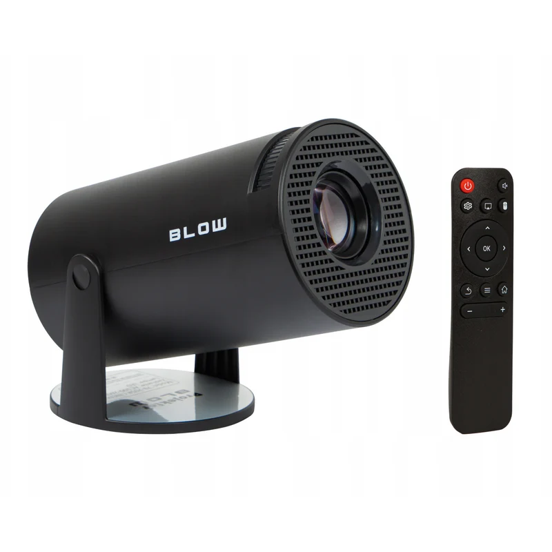 Projecteur portable Blow, Android TV, haut-parleur intégré de 3 W, résolution 720p et décodage jusqu'à 4K, image nette et éclatante, 79-705#