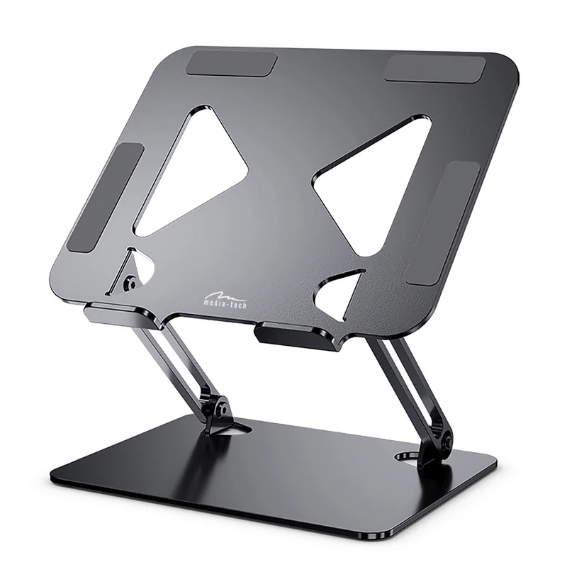 Verstelbare, ergonomische laptopstandaard 10-17 inch LAPTOP STAND Media-Tech MT2661