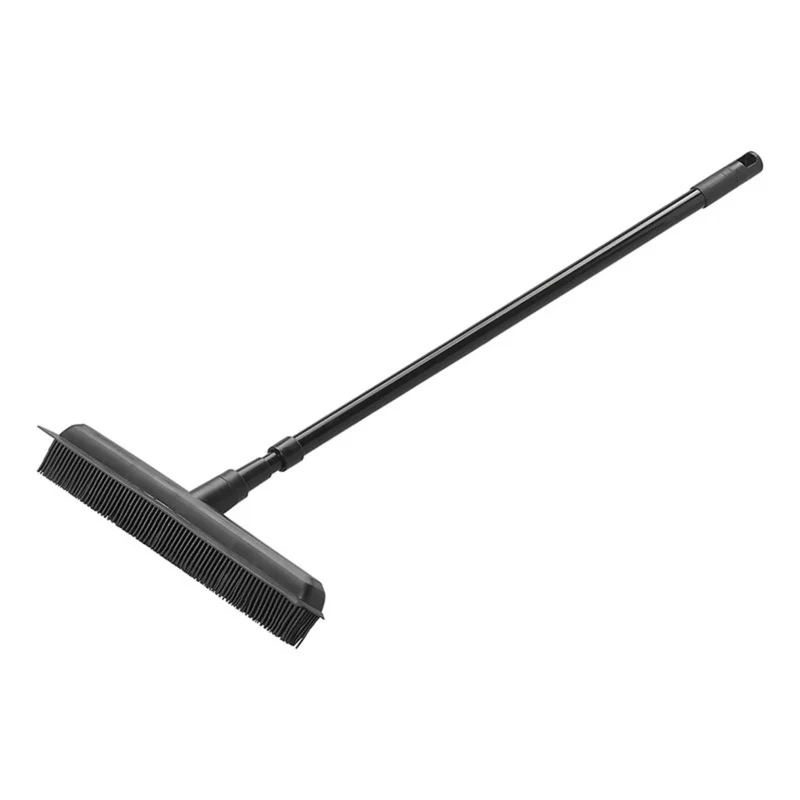 ProPlus Rubberen Bezem Met Telescopische Steel 68 t/m 120 cm