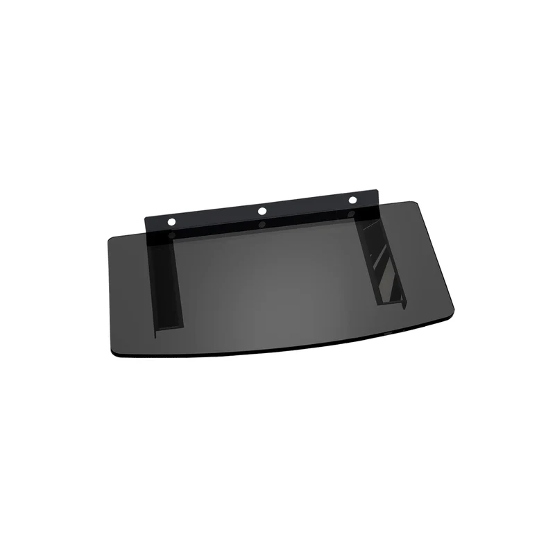 Legbord voor DVD 36x25cm zwart in glas