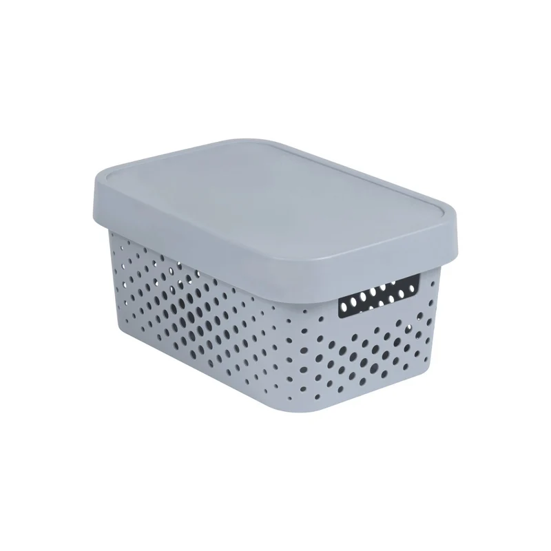 Curver Infinity 4.5L Conteneur Ajouré avec Couvercle Gris