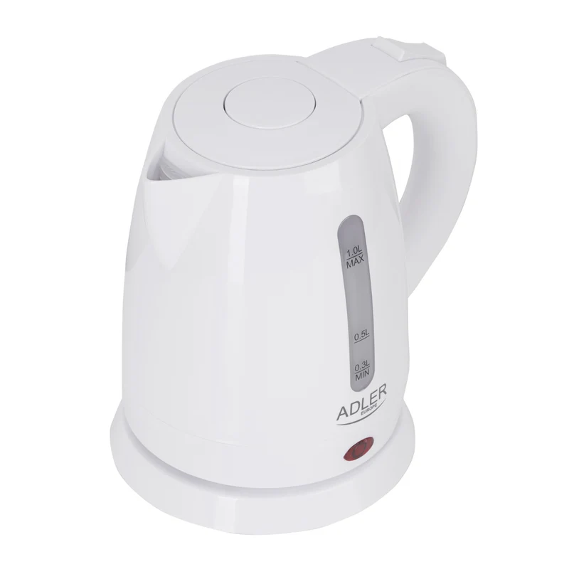 Kunststof waterkoker 1.0L 1600W Adler AD 1272 wit