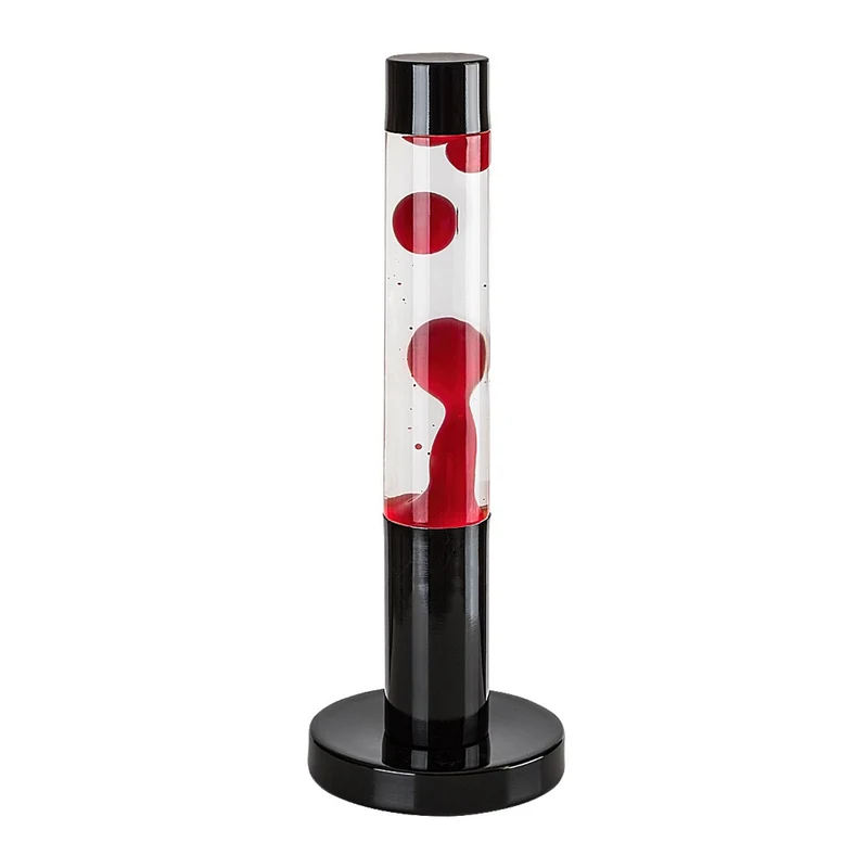 Lampe lava LED Rabalux, puissance 25 W, 3000 K, cire rouge, Lavastic