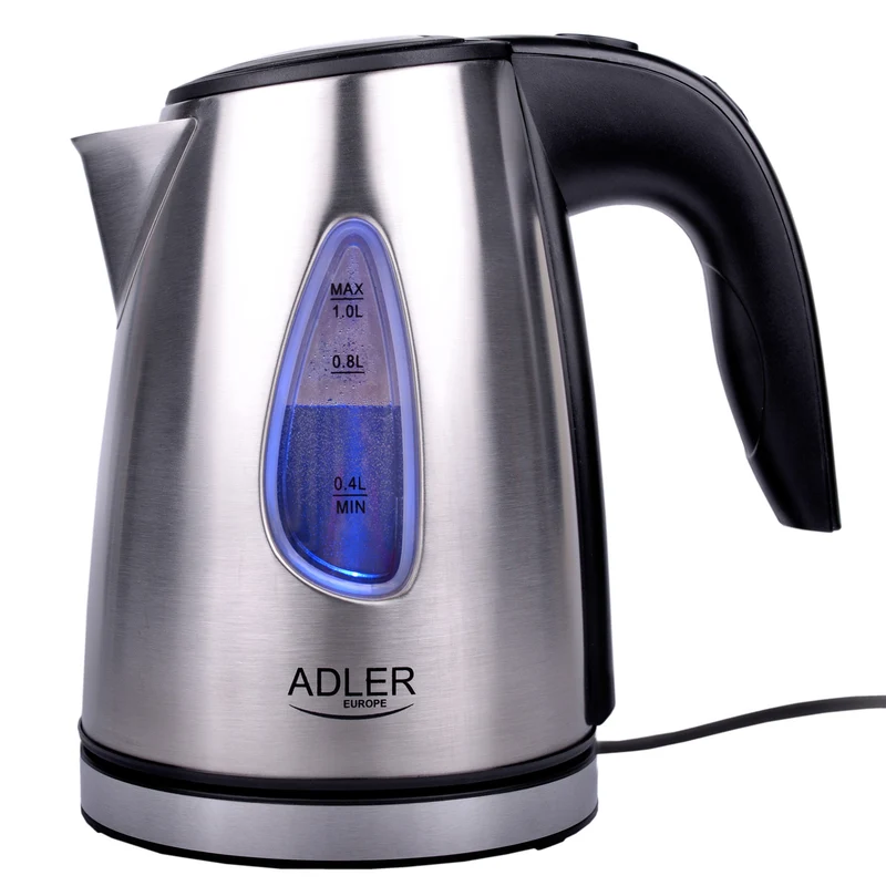 Bouilloire électrique sans fil 1 litre Adler AD 1203