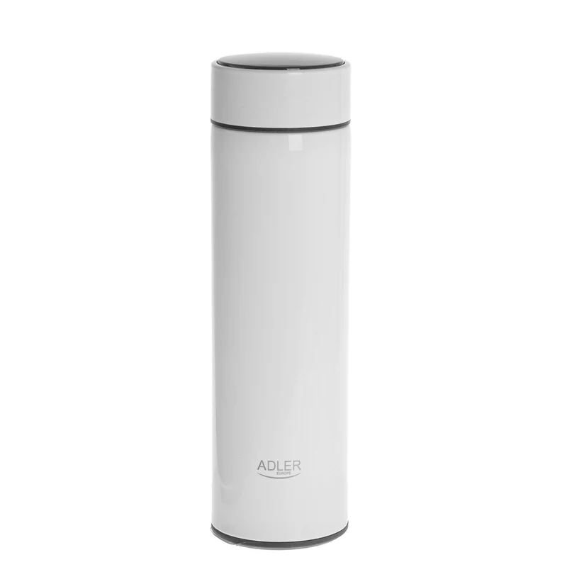 Adler thermoskan, LED-touchscreen, inhoud 473 ml, kleur wit, AD 4506