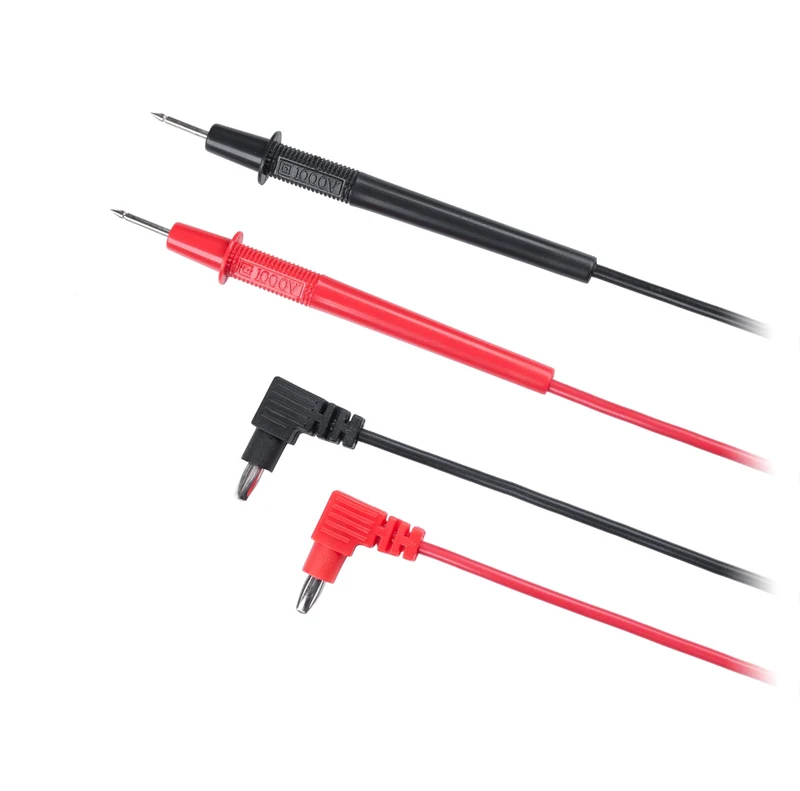 Câbles pour Multimètre 830 Fiches bananes universelles 2 pcs rouge et noir