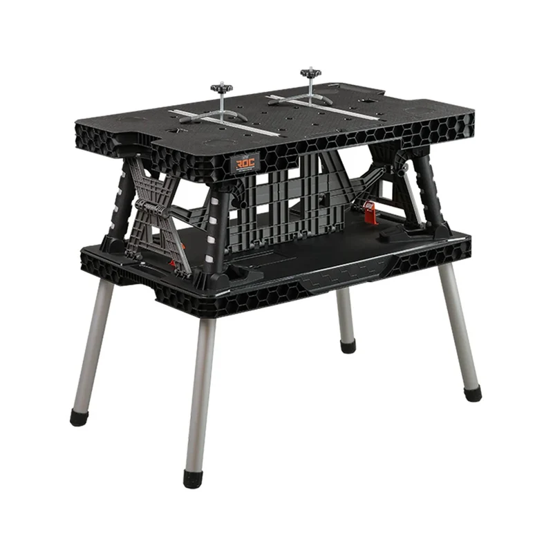 Opvouwbare werkbank 2.0 van Keter, draagvermogen 453 kg, werkoppervlak 85 x 56 cm, stabiele metalen poten, 271269