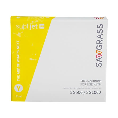 Sawgrass SubliJet UHD Gele Sublimatie Inkt SG500 / SG1000 – 31ML Origineel (Yellow)